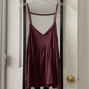 Soft & sexy tank with braided trim detail